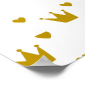 アフリカ王室のプリンセスピンクとグエレガントリーン ポスター (角)