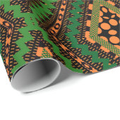 アフリカ王室の幾何ケントラッピング紙 ラッピングペーパー (ロールコーナー)