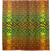 アフリカ王族 シャワーカーテン (正面)