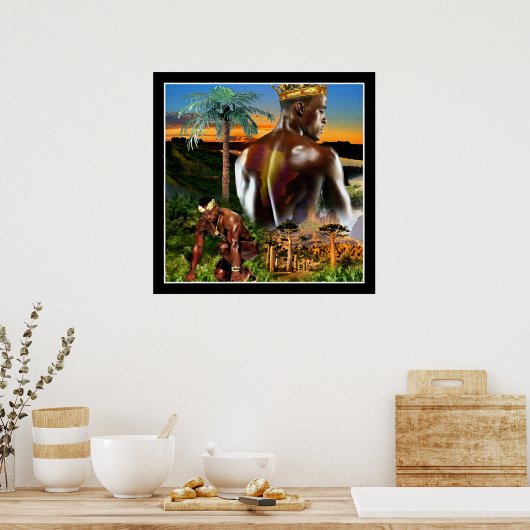 アフリカ王 ポスター (キッチン)