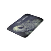 アフリカ産のオウムかわいいパーソナライズされた鳥 バスマット (アングル)