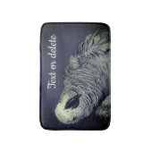 アフリカ産のオウムかわいいパーソナライズされた鳥 バスマット (正面縦)