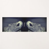 アフリカ産のオウムかわいいパーソナライズされた鳥 ヨガマット (正面(横))