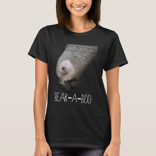 アフリカ産のオウム Tシャツ (正面)