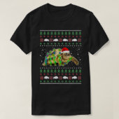 アフリカ産のサルカータスゲア醜いクリスマスセーター Tシャツ (デザイン正面)
