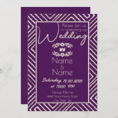 アフリカ産のトライバルナス 招待状 (正面/裏面)