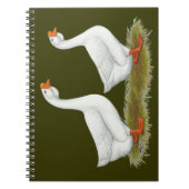 アフリカ産の白ガチョウ ノートブック (正面)