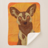 アフリカ産の野犬 シェルパブランケット (正面)