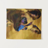 アフリカ産の野犬 タペストリー (正面(横))