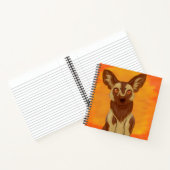 アフリカ産の野犬 ノートブック (内部)