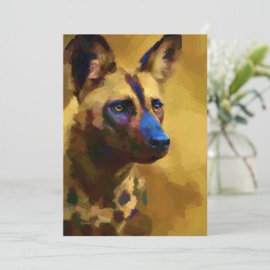 アフリカ産の野犬 招待状 (スタンド正面)