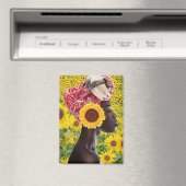 アフリカ産ひまわり マグネット (インサイチュ (食洗機))