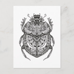 アフリカ産カブトムシ ポストカード