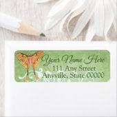 アフリカ産シルク蛾 ラベル (インサイチュ)