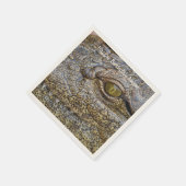 アフリカ産ナイル・ワニ スタンダードカクテルナプキン (角)