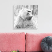 アフリカ産ヒヒ キャンバスプリント (インサイチュ (リビング))