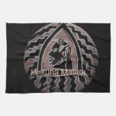 アフリカ産ボンゴコーヒーブラウンキッチンタオル キッチンタオル (横)