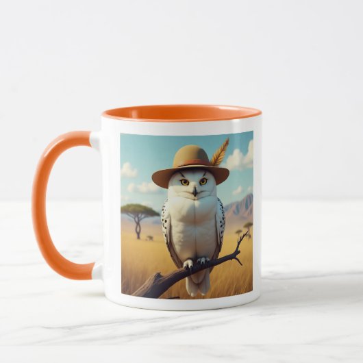 アフリカ産マグのフクロウ マグカップ (左)