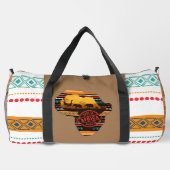 アフリカ産 ダッフルバッグ (裏面)