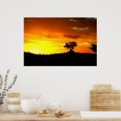 アフリカ眠り ポスター (キッチン)