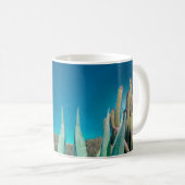 アフリカ砂漠のサボテンの植物とげのある梨 コーヒーマグカップ (正面右)