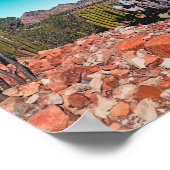 アフリカ砂漠の風景自然サボスプラントポスト ポスター (角)