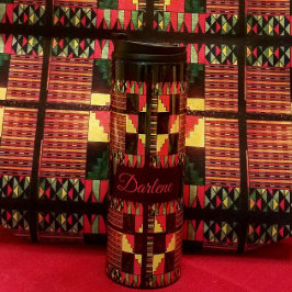 アフリカ祝抽象デザイン タンブラー