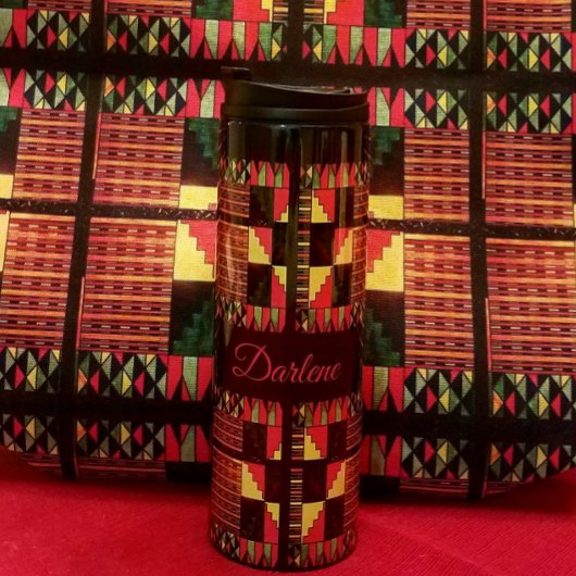 アフリカ祝抽象デザイン タンブラー