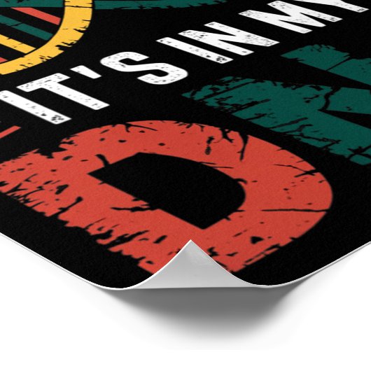 アフリカ私のDnaアフリカ伝統ア誇りを持ったフカ ポスター (角)