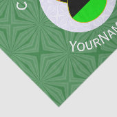 アフリカ米国国旗のクリスマスエンジェルパーソナライズされた 薄葉紙 (詳細)