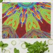 アフリカ系アジア系ヨーロッパ民族 キッチンタオル (折り畳み)