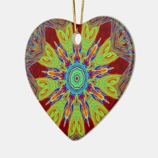 アフリカ系アジア系ヨーロッパ民族 セラミックオーナメント (左)