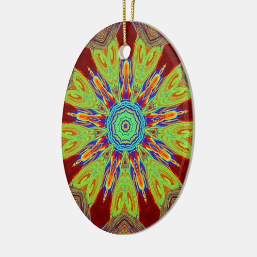 アフリカ系アジア系ヨーロッパ民族 セラミックオーナメント (左)