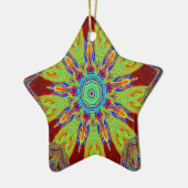 アフリカ系アジア系ヨーロッパ民族 セラミックオーナメント (左)