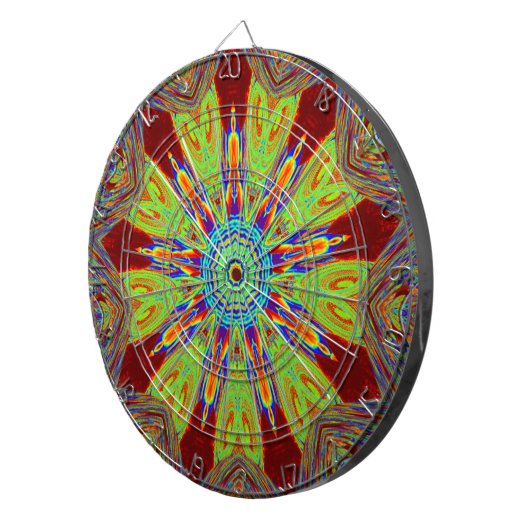 アフリカ系アジア系ヨーロッパ民族 ダーツボード (正面右)