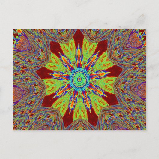 アフリカ系アジア系ヨーロッパ民族 ポストカード (正面)