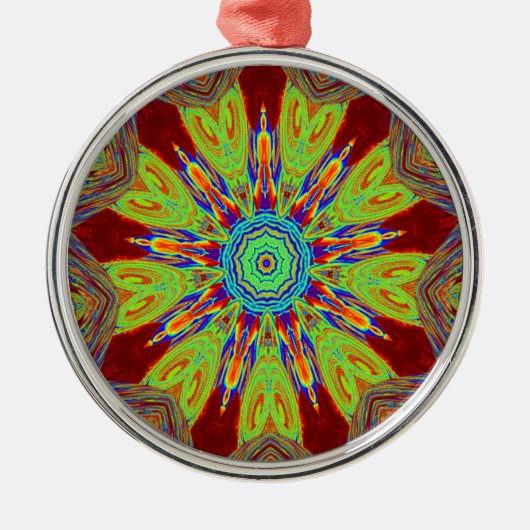 アフリカ系アジア系ヨーロッパ民族 メタルオーナメント (正面)