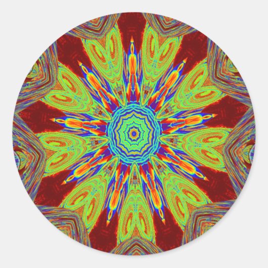 アフリカ系アジア系ヨーロッパ民族 ラウンドシール (正面)