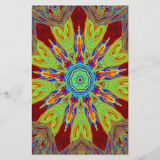 アフリカ系アジア系ヨーロッパ民族 便箋 (正面)