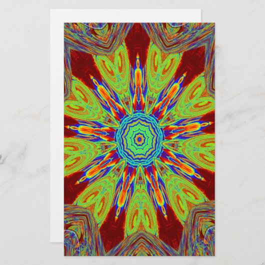 アフリカ系アジア系ヨーロッパ民族 便箋 (正面/裏面)