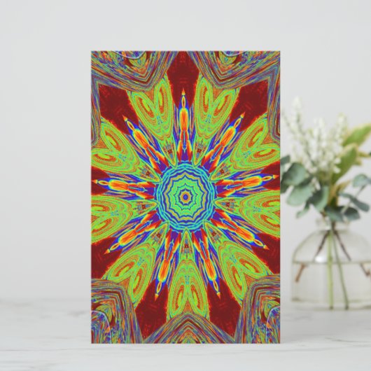 アフリカ系アジア系ヨーロッパ民族 便箋 (スタンド正面)