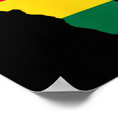 アフリカ系アフリカ系アメリカ人黒人歴史月間ジュネテ ポスター (角)