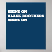 アフリカ系アメリカやる気を起こさせる人 ポスター (正面)