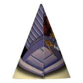 アフリカ系アメリカカウボーイ誕生日 パーティーハット (裏面)