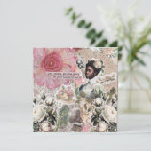 アフリカ系アメリカビクトリアン人フラットグリーティングカード (スタンド正面)