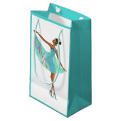 アフリカ系アメリカファッショニスタ人ディバ抱き枕 スモールペーパーバッグ (正面アングル)