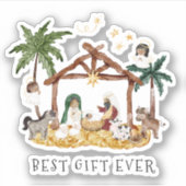 アフリカ系アメリカブラック出生クリスマス シール (正面)