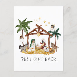 アフリカ系アメリカブラック出生クリスマス ポストカード