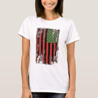 アフリカ系アメリカプライド国旗 – Pan-African Green Re Tシャツ