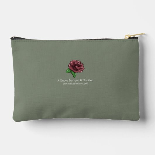 アフリカ系アメリカプリンセス アクセサリーポーチ (裏面)